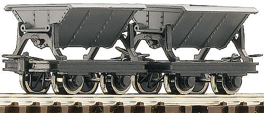 Narrow gauge Two-unit tipping truck set<br /><a href='images/pictures/Roco/34600.jpg' target='_blank'>Full size image</a>